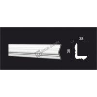 Уголок Decor Dizayn DD801 Полистирол 2000*38*38 мм